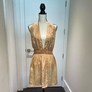 Afrozaks Capachino Embellished Halter Top